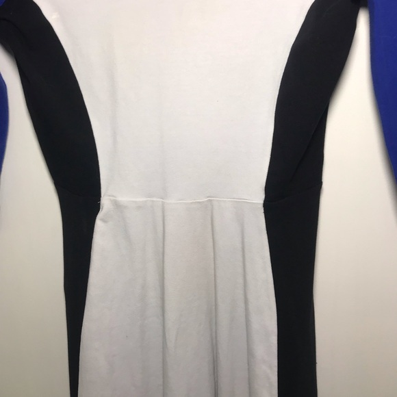 Express Colorblock Skater Dress - Picture 7 of 8